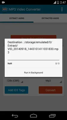 MP3 Converter - Extract Audio android App screenshot 1